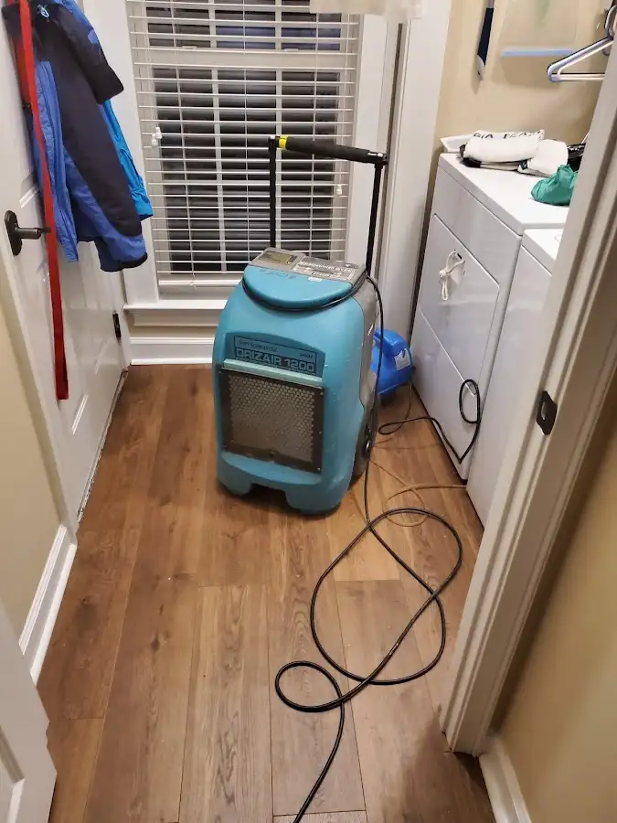 Commercial dehumidifier deployed for Flood Damage Cleanup in Balm
