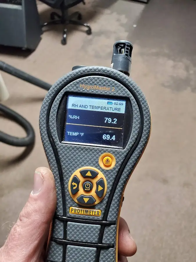 Moisture meter humidity assessment for Fire & Smoke Damage Restoration in Balm